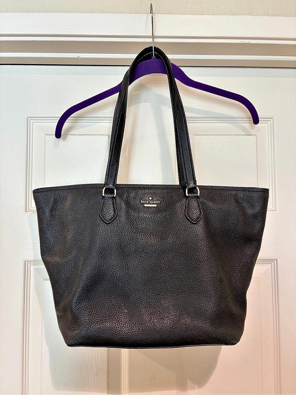 Kate Spade Black Leather Tote